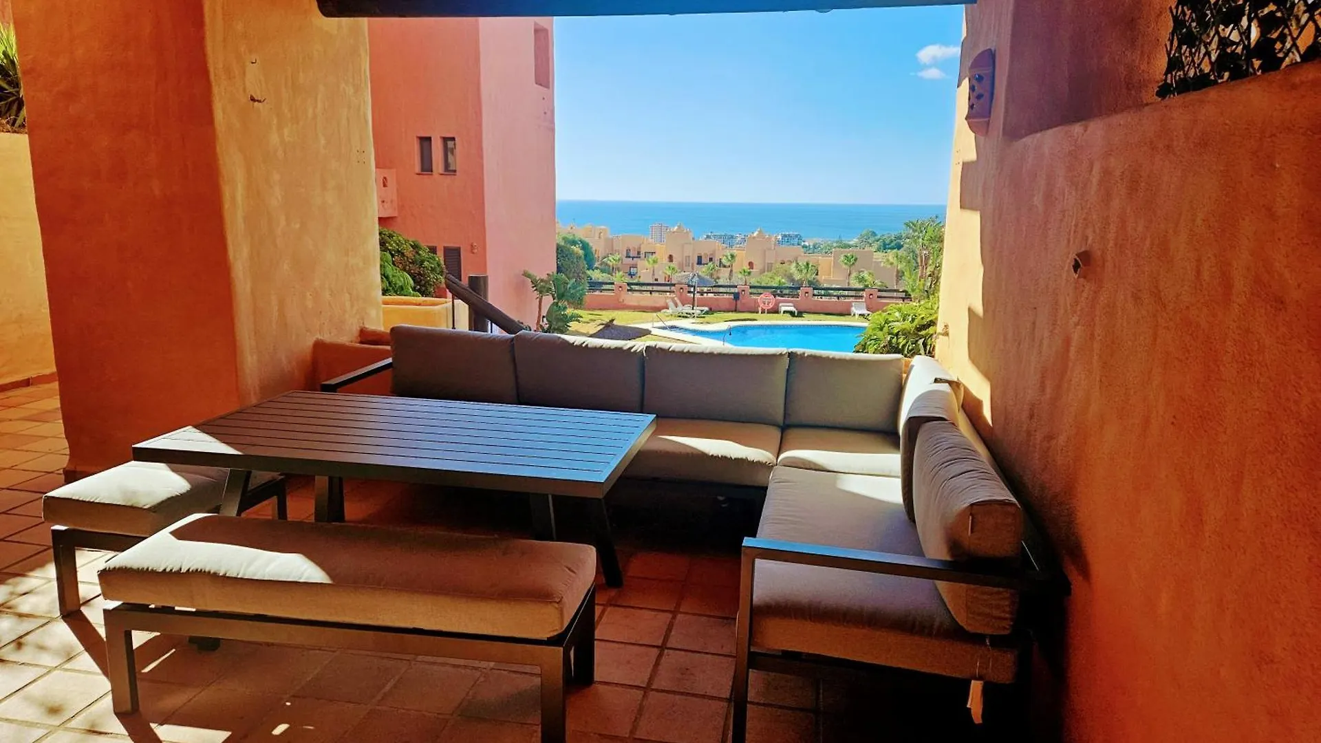 Apartment Duquesa 2 Bed Apt Sleeps 6 Overlooking Pool With Magnificent Sea Views Manilva